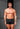 Full-body view of a men model wearing HO black modal/viscose/tencel Comfort Boxer Briefs