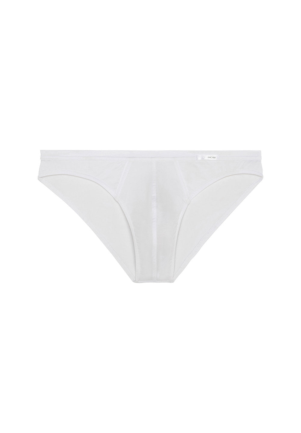 Front cutout view of HO white modal/viscose/tencel Comfort Micro Briefs