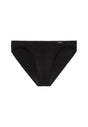 Front cutout view of HO black modal/viscose/tencel Comfort Micro Briefs