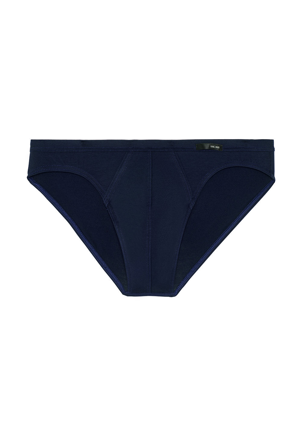 Front cutout view of HO navy modal/viscose/tencel Comfort Micro Briefs