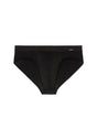 Front cutout view of HO black modal/viscose/tencel Comfort Briefs HO1