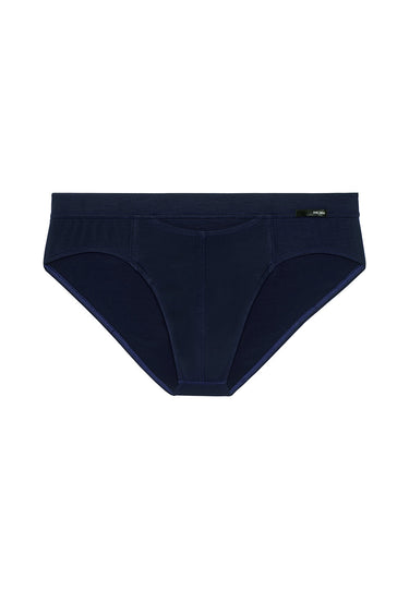 Front cutout view of HO navy modal/viscose/tencel Comfort Briefs HO1