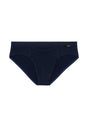 Front cutout view of HO navy modal/viscose/tencel Comfort Briefs HO1