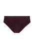 Front cutout view of HO bordeaux modal/viscose/tencel Comfort Briefs HO1