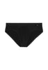 Front cutout view of HO black modal/viscose/tencel Comfort Briefs