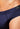 Close-up view of a men model wearing HO navy modal/viscose/tencel Comfort Briefs