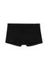 Front cutout view of HO black modal/viscose/tencel Comfort Boxer Briefs