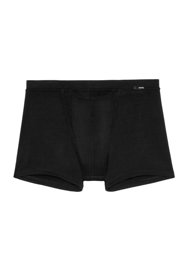 Front cutout view of HO black modal/viscose/tencel Comfort Boxer Briefs HO1