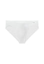 Front cutout view of HO white modal/viscose/tencel Comfort Briefs