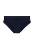 Front cutout view of HO navy modal/viscose/tencel Comfort Briefs