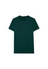 Front cutout view of HO dark green modal/viscose/tencel Tee-Shirt Crew Neck