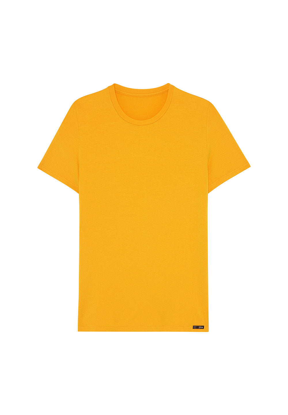 Front cutout view of HO ginger modal/viscose/tencel Tee-Shirt Crew Neck