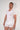 Front view of a men model wearing HO white modal/viscose/tencel Tee-Shirt V Neck