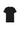 Front cutout view of HO black modal/viscose/tencel Tee-Shirt V Neck