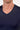 Close-up view of a men model wearing HO navy modal/viscose/tencel Tee-Shirt V Neck