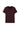 Front cutout view of HO bordeaux modal/viscose/tencel Tee-Shirt V Neck