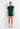 Full-body view of a men model wearing HO dark green modal/viscose/tencel Tee-Shirt Crew Neck