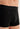 General view of a men model wearing HO black/black print cotton Boxer Briefs HO1 2p