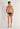 Full-body view of a men model wearing HO black/black print cotton Mini Briefs HO1 2p