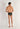 General view of a men model wearing HO black/black print cotton Mini Briefs HO1 2p