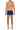 Front view of a men model wearing HO black/navy/grey cotton Boxer Briefs 3p