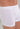 Close-up view of a men model wearing HO black/blue/white cotton Boxer Briefs 3p