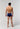 General view of a men model wearing HO navy/navy/navy cotton Boxer Briefs HO1 3p