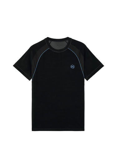 Front cutout view of HO black  Tee-Shirt Crew Neck